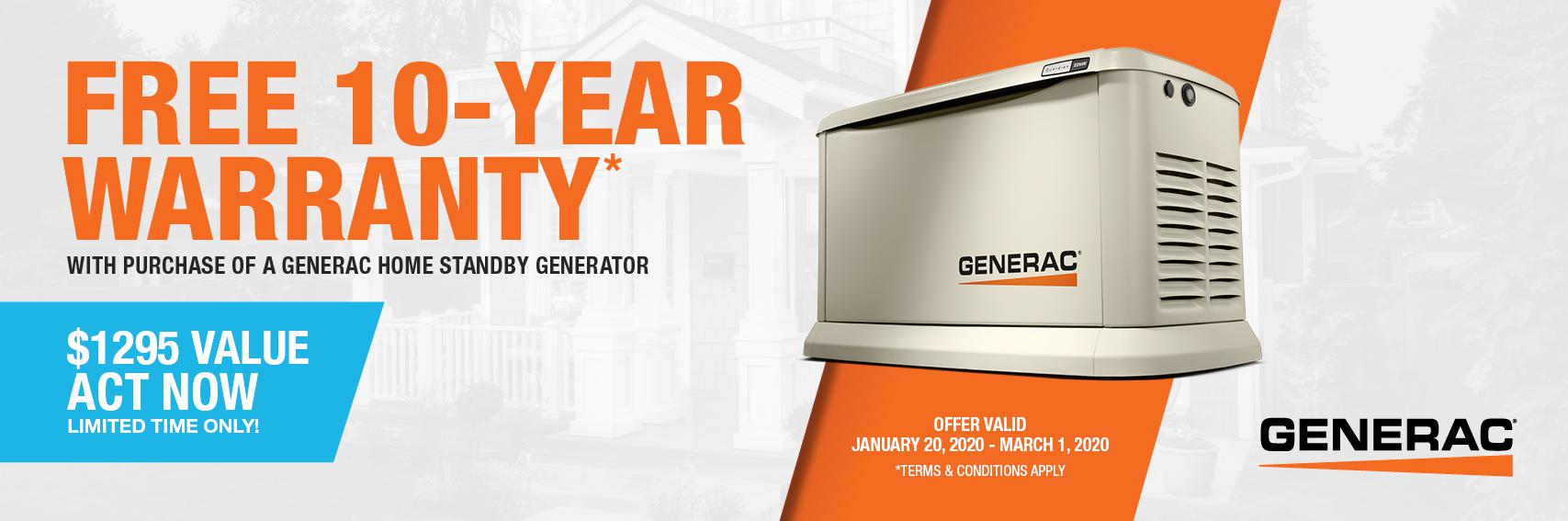 Homestandby Generator Deal | Warranty Offer | Generac Dealer | Saskatoon, SK